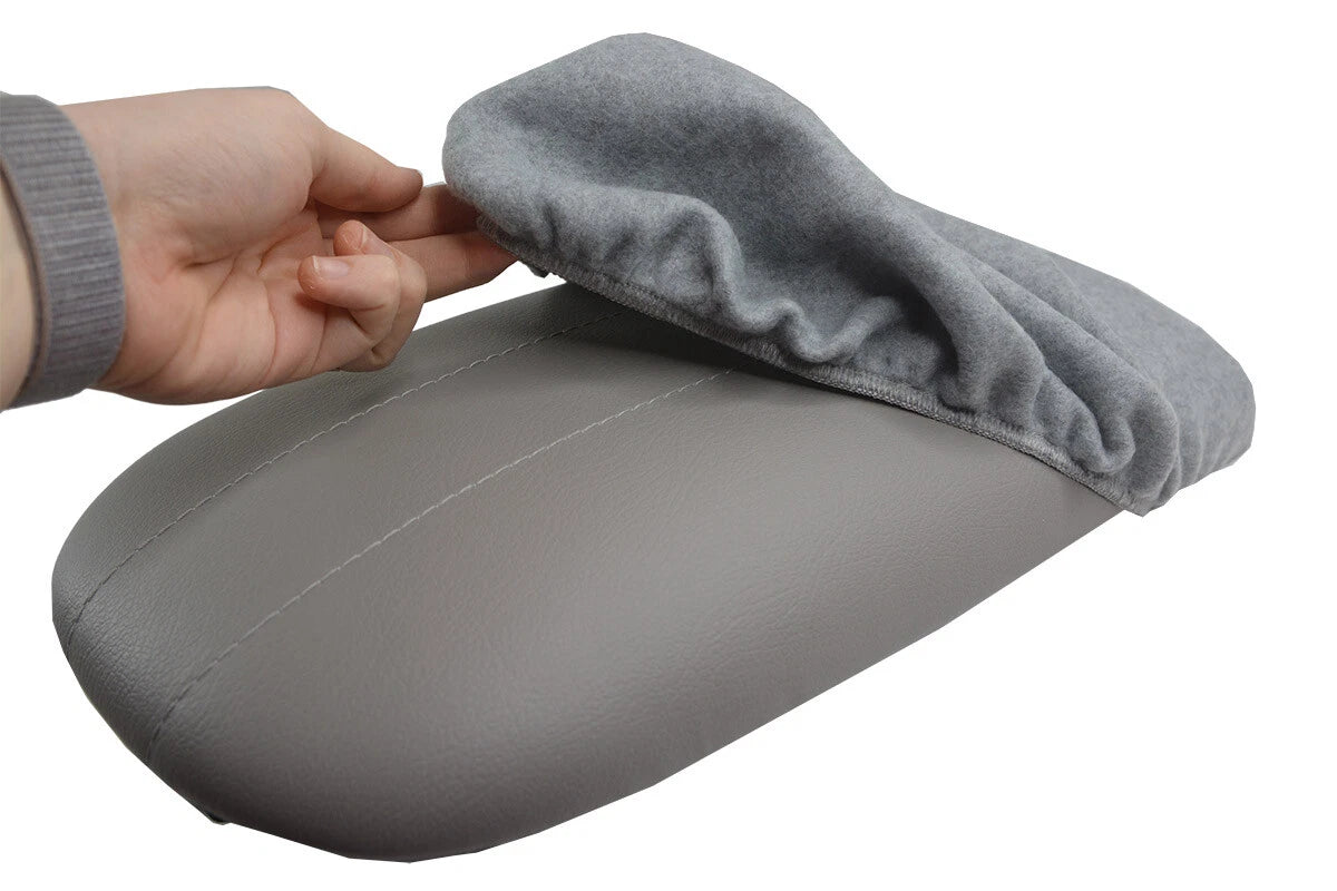 Fleece Console Lid Armrest Cover for Ford Expedition (1997–2002) Gray