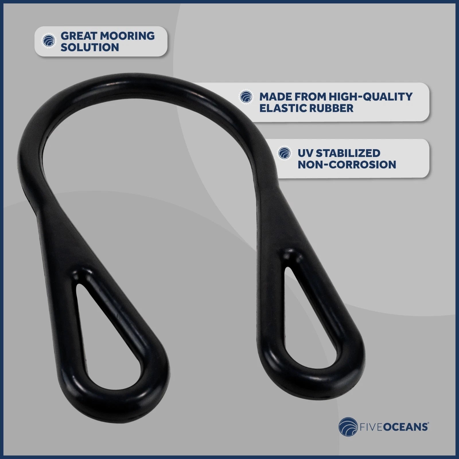 Rubber Snubbers for Marine Boat Mooring Line (23-1/4" FO1400)