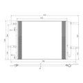 Replacement A/C Condenser Repair Part For 2013-2020 Ford Fusion