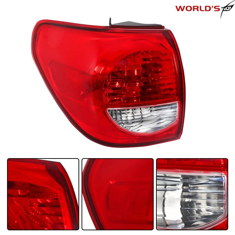 Outer Tail Light for Toyota Sequoia (2008–2017) Halogen Clear