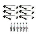 Denso Wire Set & 6 Iridium TT Spark Plugs for Toyota Lexus 4.5L V6
