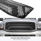 Upper Stainless Black Grille Insert for Dodge Ram 1500/3500 (2006-2009)