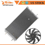 AC Condenser and Cooling Fan Assembly for Audi Q5 (2009–2017)