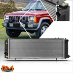 Aluminum Radiator DPI-78 for Jeep Cherokee Comanche Wagoneer (1984–1990)