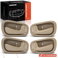 Set of 4 Metal Interior Door Handles for Toyota Corolla (1998–2002)