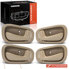 Set of 4 Metal Interior Door Handles for Toyota Corolla (1998–2002)