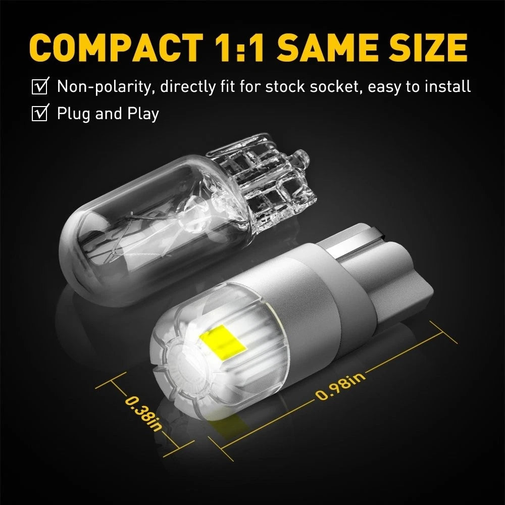 Set of 2 LED Side Marker Light Bulbs for Make Model