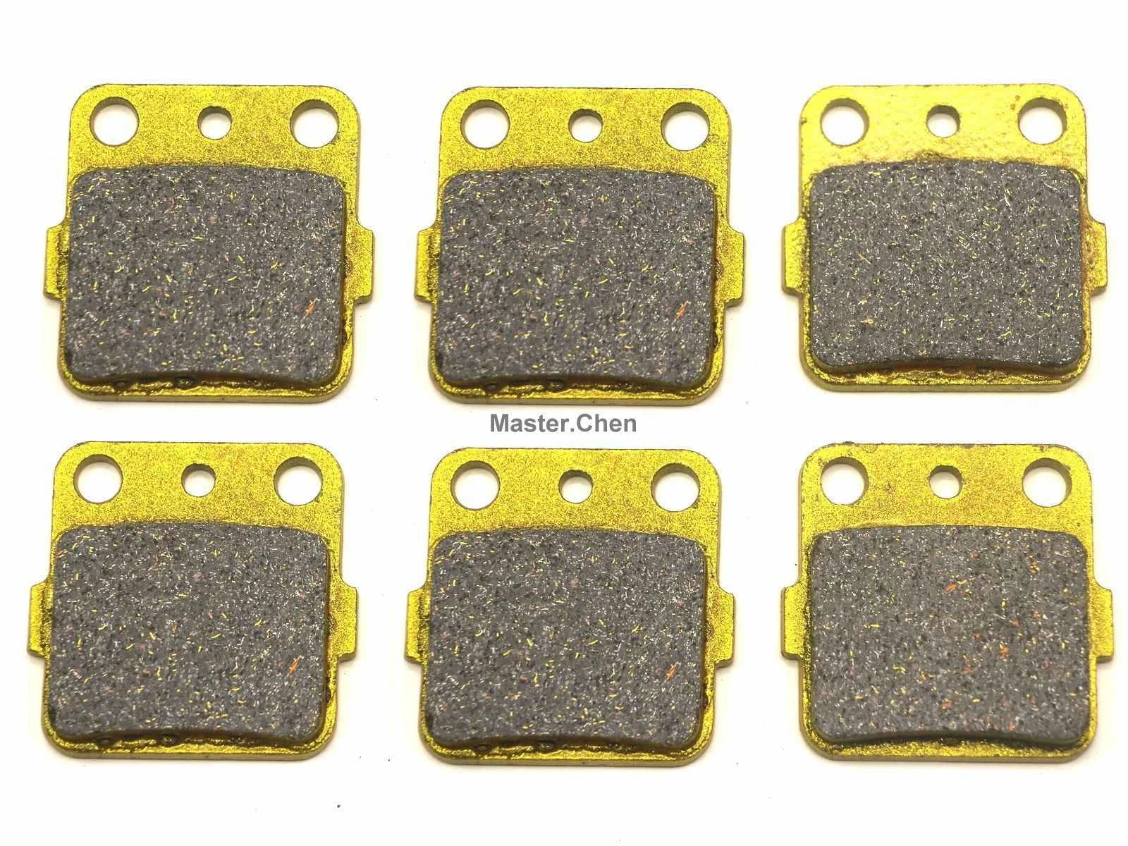Front Rear Brake Pads for Yamaha YFM 350 Raptor (2004–2013) YFM 660 (2001–2005)