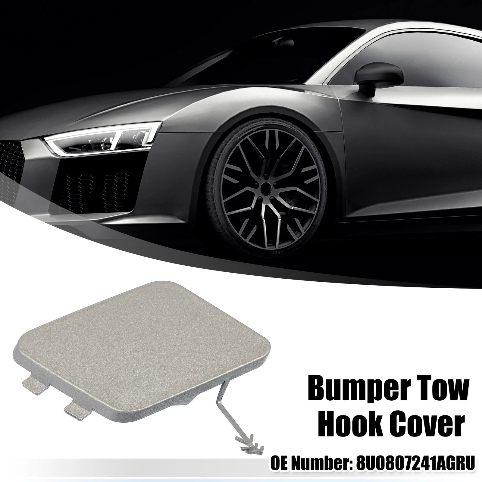 Tow Hook Cover for Audi Q3 (2015–2021) Beige 786527799312