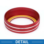 Tune Knob Cover for Mercedes Benz A B C E S CLA GLA (1 Pc, Red)