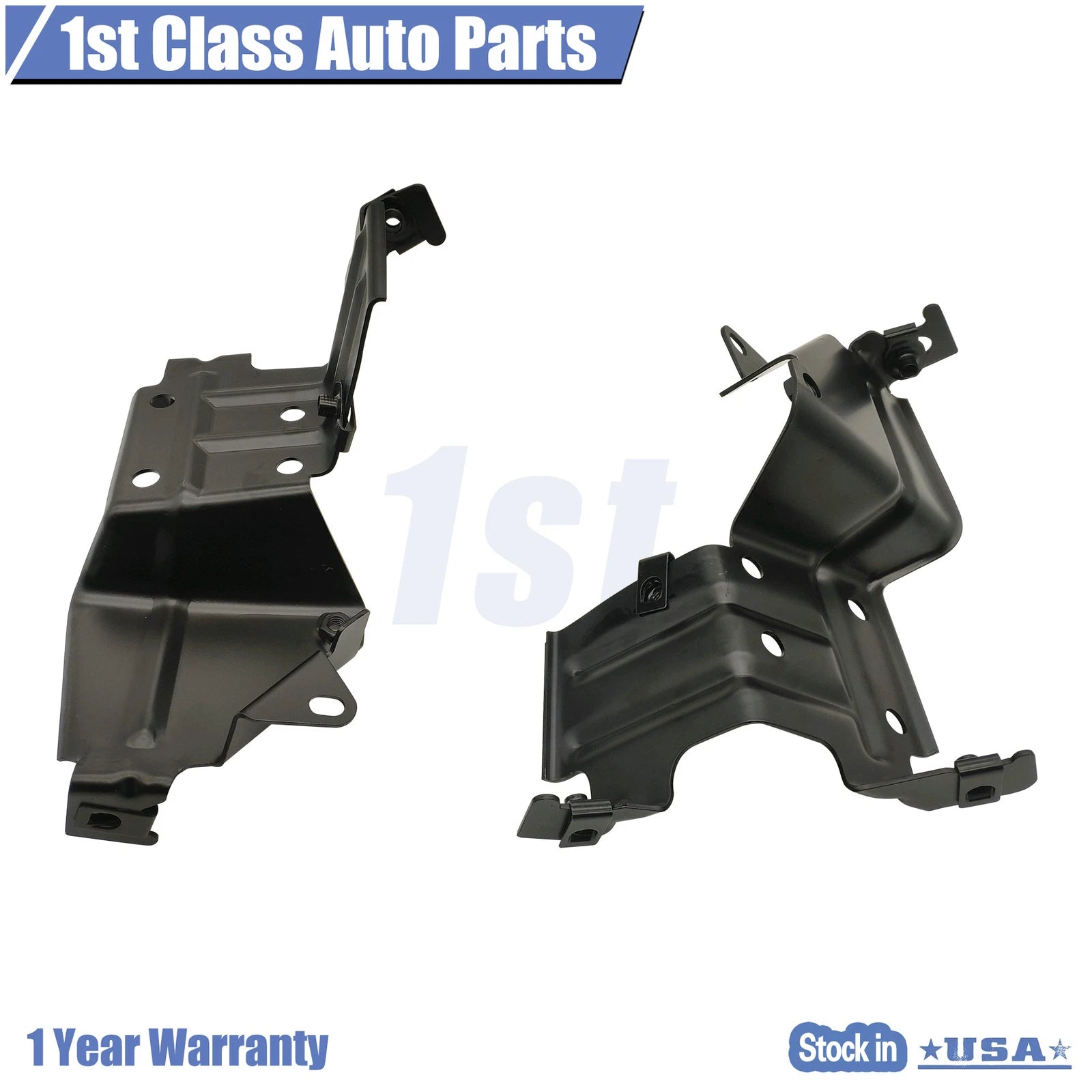 Set of 2 Bumper Mounting Brackets for GMC Sierra 2500HD (2011–2014)