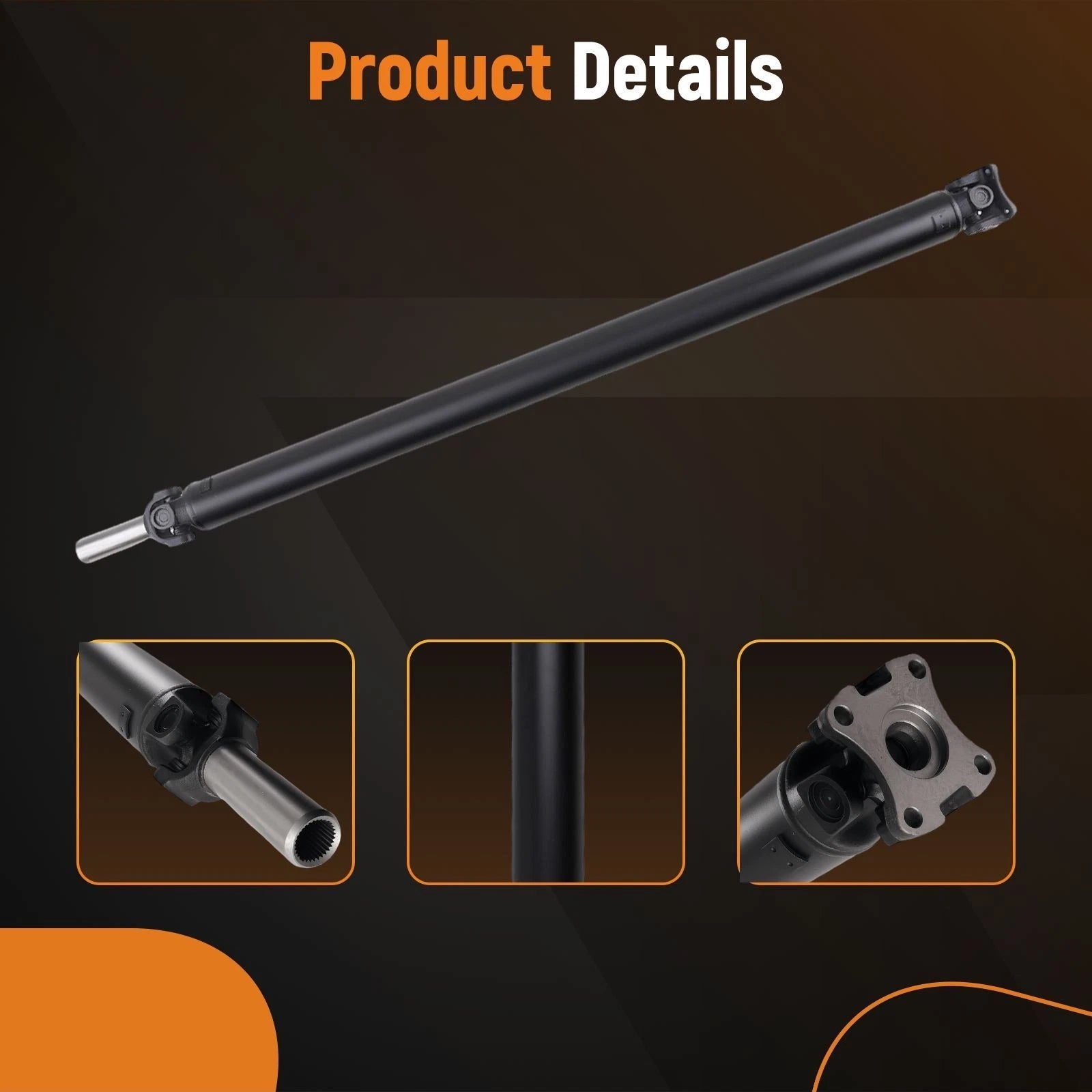 Propeller Shaft Rear L=1756mm for Ford F150 4.2L 4.6L 5.4L (1997–2003) 4WD 936-973