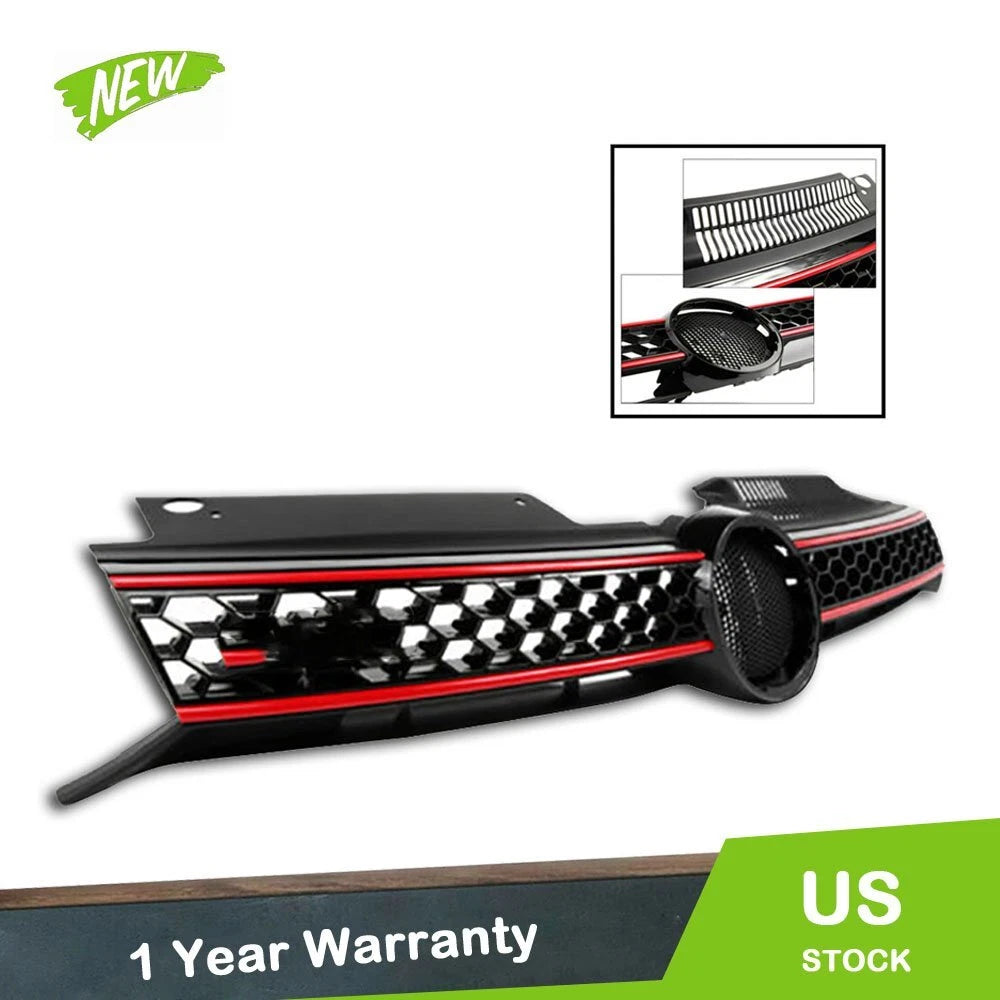Front Upper Hood Grille for VW MK6 (2010–2013) Mesh