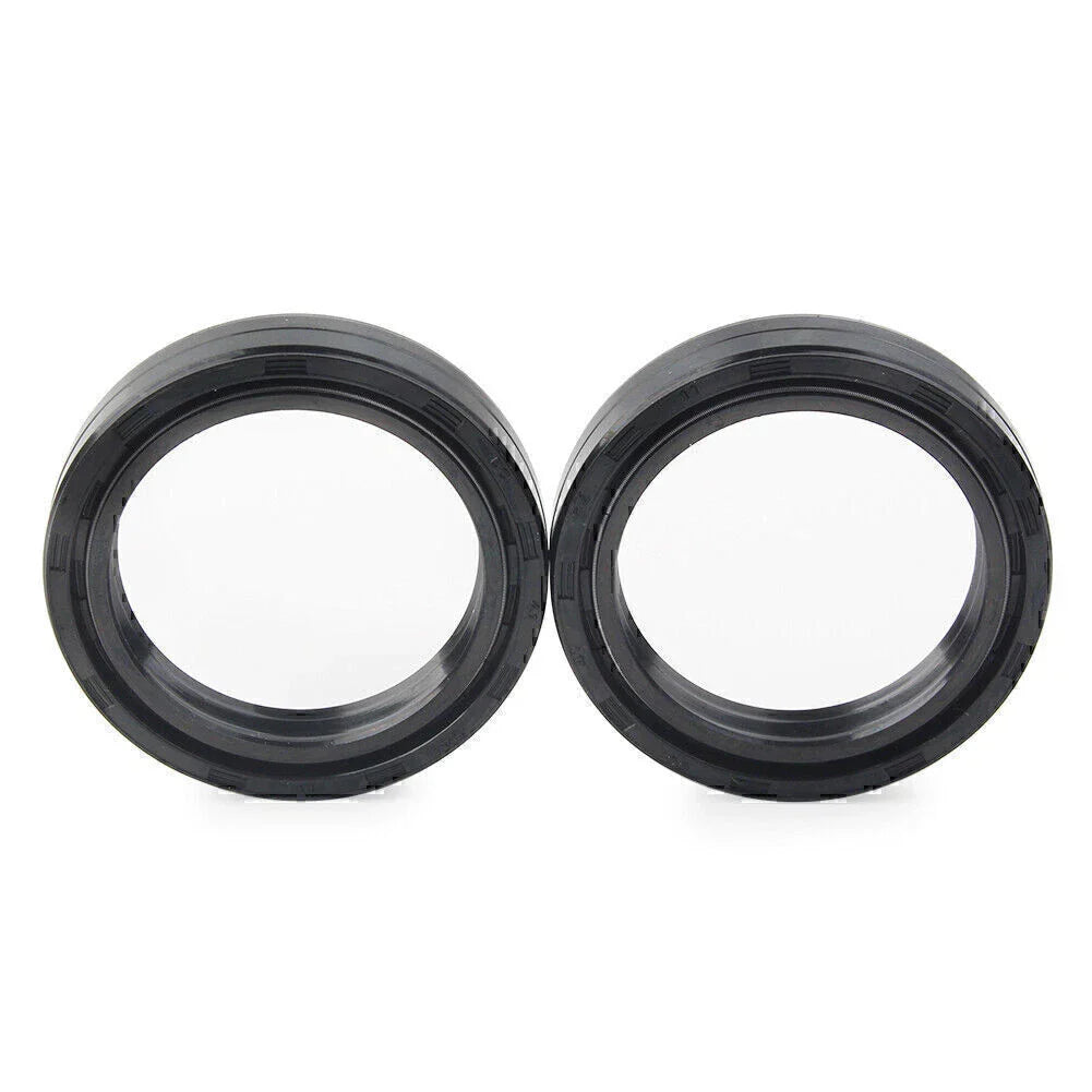 Black Motorcycle Front Fork Damper Shock Absorber Oil Seal 50x63mm