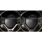 2 x Carbon Fiber Steering Wheel Set for Civic