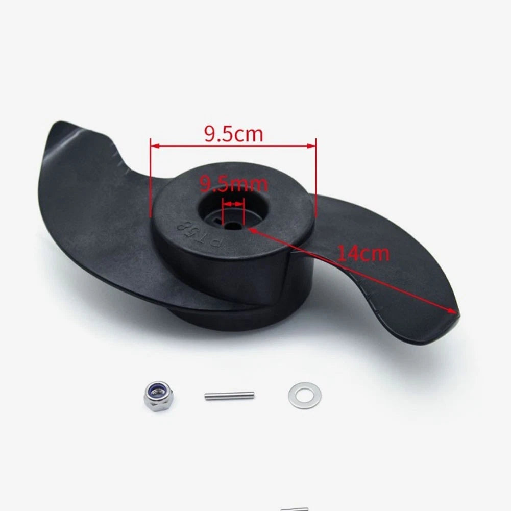 2X Bladed Propeller for Outboard Motor (7cm Blade, 8mm Bore)