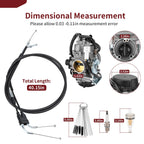 Carburetor Carb + Cable Assy for Suzuki DR-Z400SM (2005–2008, 2013–2018)