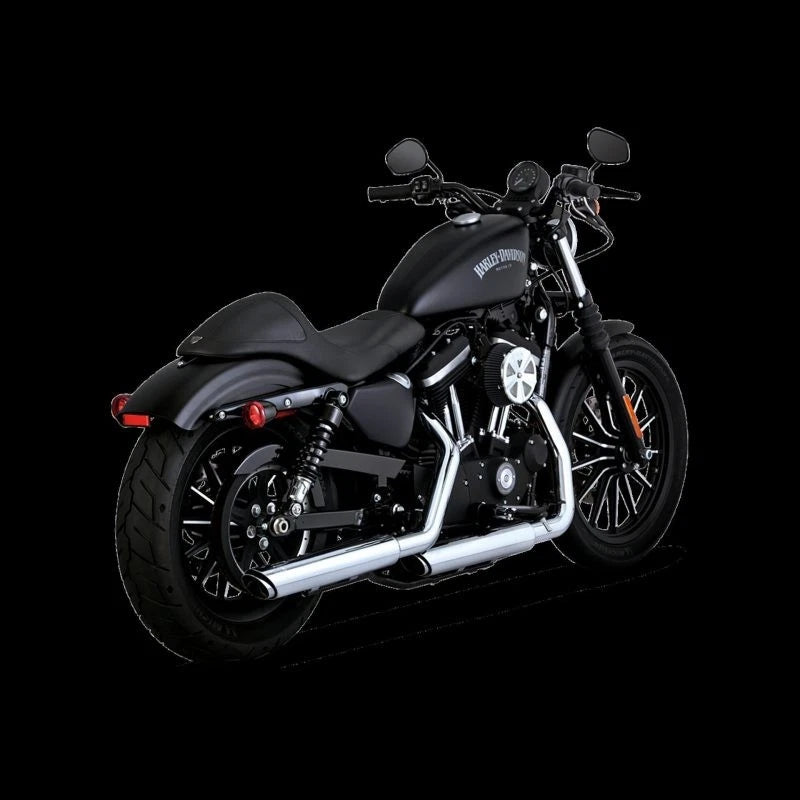 Vance & Hines Twin Slash 3In PCX Slip-On Exhaust for HD Sportster (2014–2022)