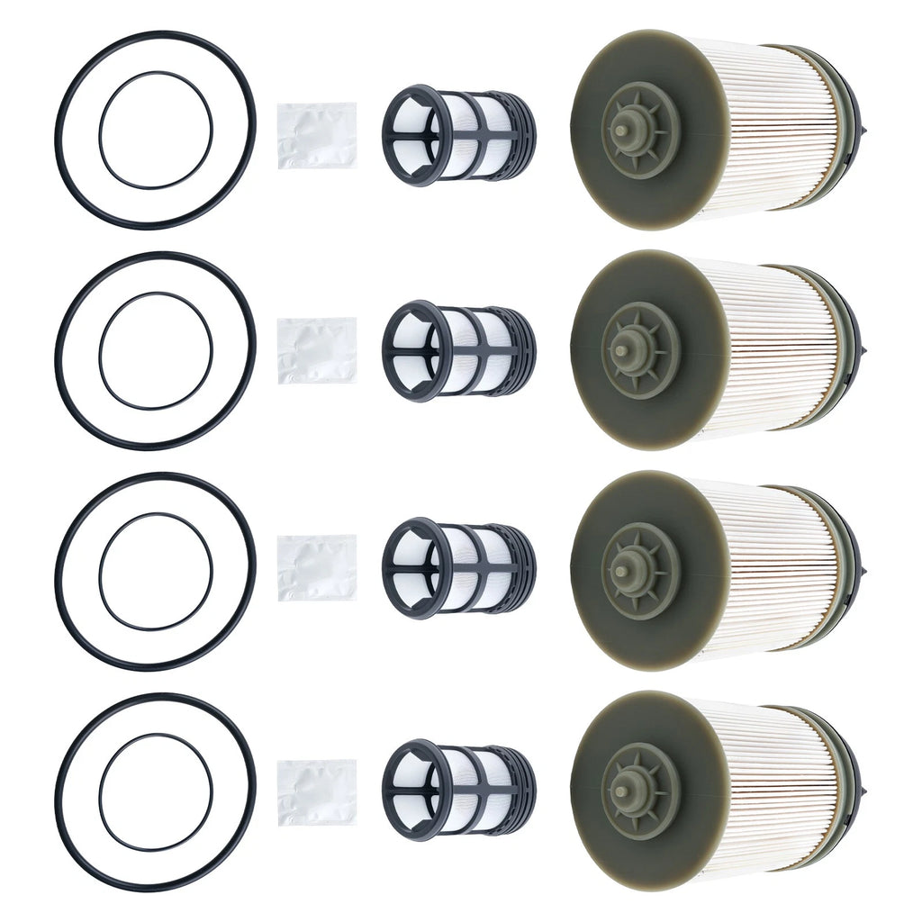 Set of 4 Fuel Filters for Detroit Diesel DD13 DD15 DD16 (2014–Present)