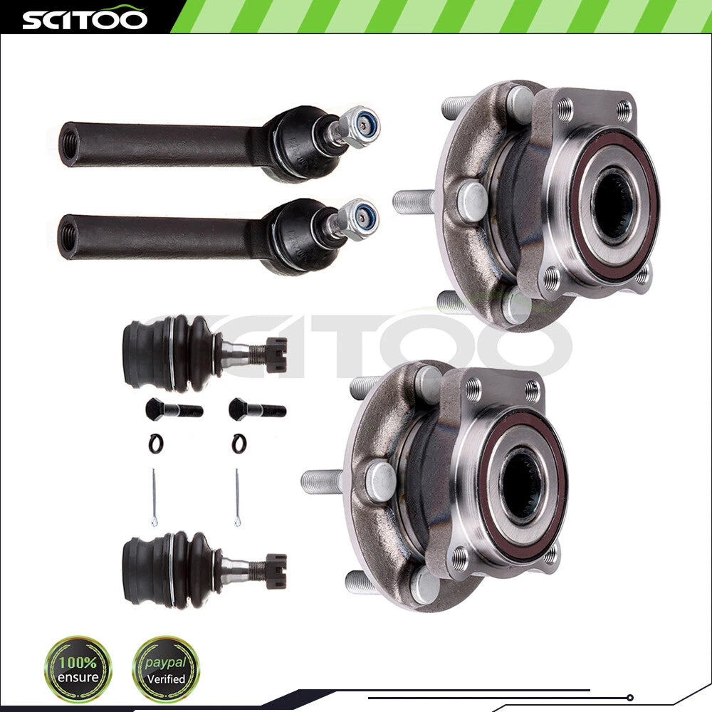 Front Ball Joint, Steering Tie Rod End, Wheel Bearing Hub for Subaru Legacy (2005–2014)