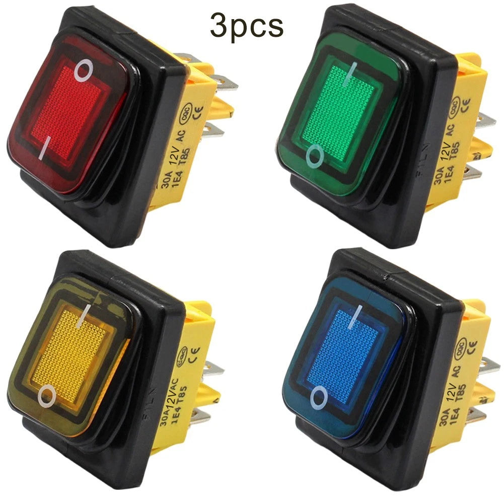 Rocker Switch for Cars and Boats (Waterproof)