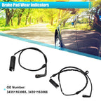 2X Brake Pad Wear Sensor for BMW 528i 540i 530i 525i M5 (2000–2006) 34351163065