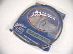 Magnum Black Pearl Upper Brake Line for Harley (180) 10mm 34 in.