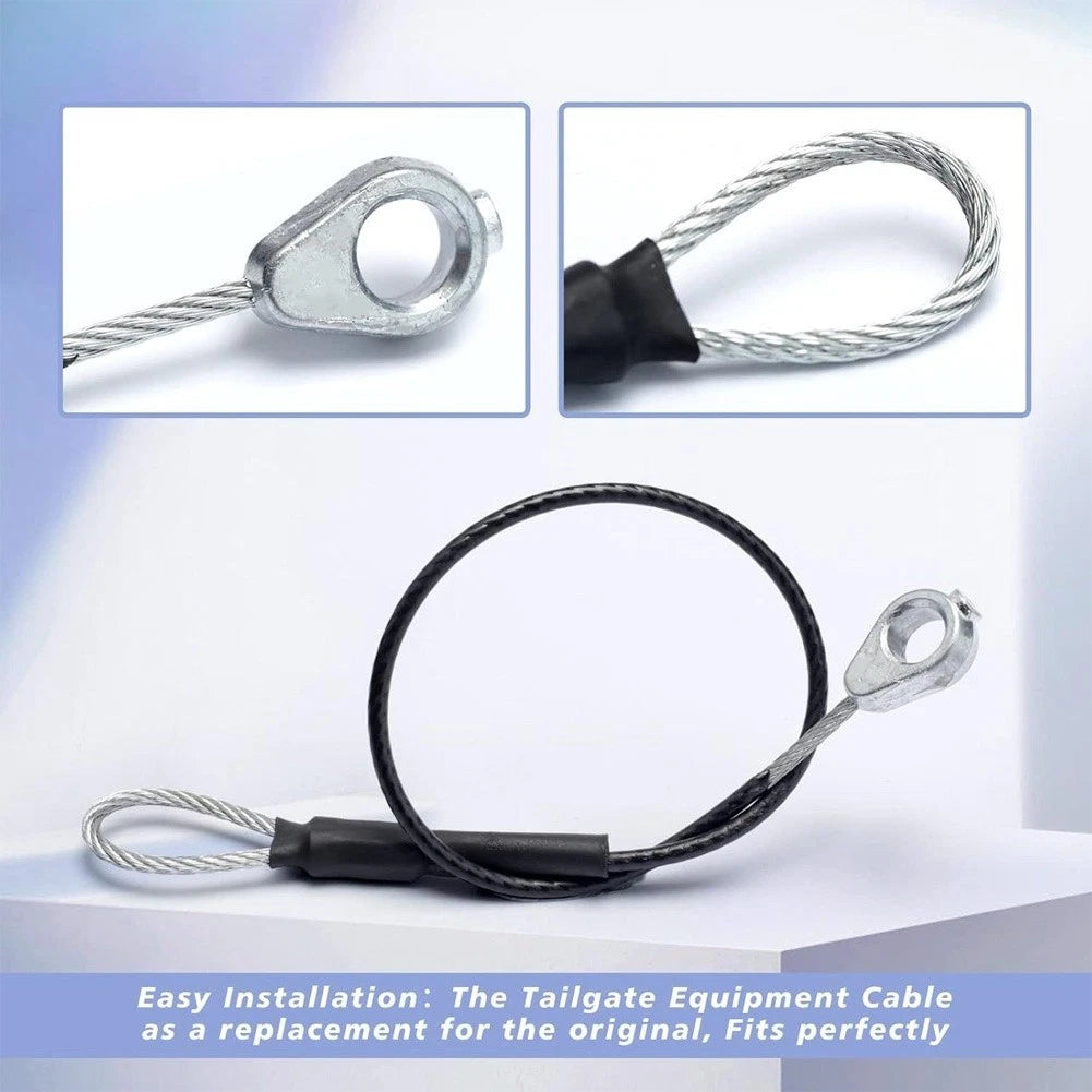 2Pcs Tailgate Cable Set for HPX615E HPX815E XUV865R XUV825E (2015–2023)