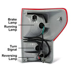 Tail Lights for Toyota Tundra (2007-2013) with Bulbs, Left & Right