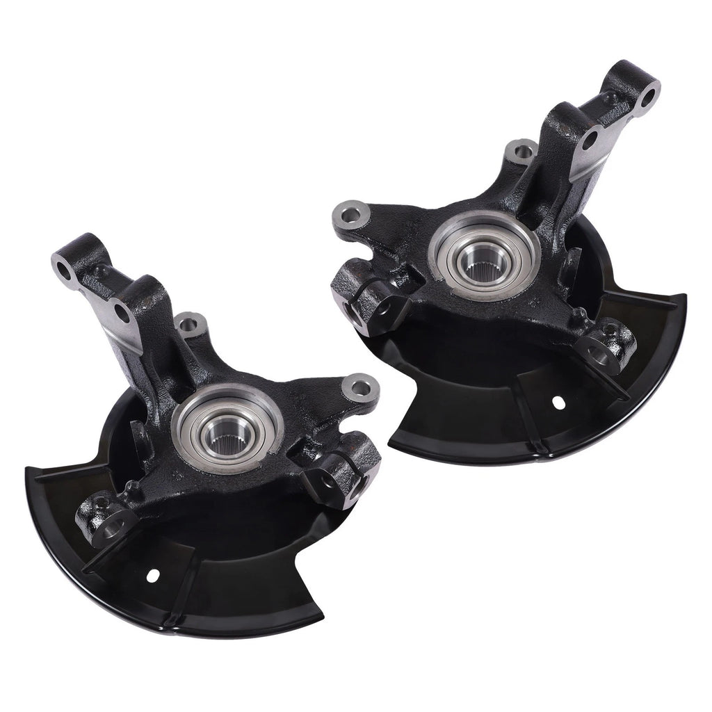 Front Left & Right Steering Knuckle & Wheel Hub Bearing for Ford Edge (2007-2014)