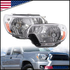 Pair Chrome Headlight Assembly for Toyota Tacoma (2012–2015)