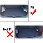 Rear Trunk Tray Cargo Boot Liner Mat for Kia Seltos (2020–2022) 1 PC Black
