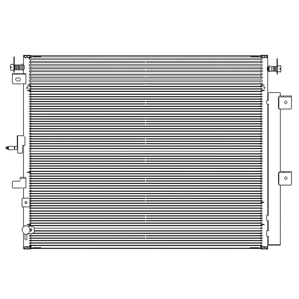 Replacement A/C Condenser for Ford Edge (2015–2018)