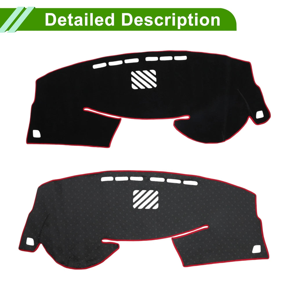 Dashboard Dash Cover for Lexus RX 10 Series RX350 RX450h RX270 (2009–2015) Black Red Set