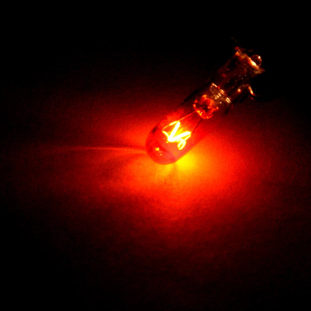 20Pcs T5 Dashboard Cluster Gauge Halogen Bulb Light for Universal Vehicles