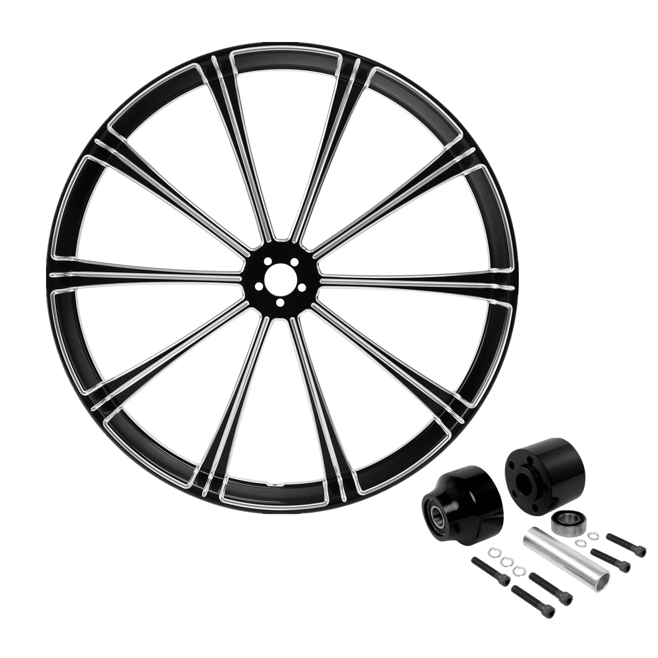 30" Front Wheel Rim Hub & Fender for Harley Street Glide (2008–2025)