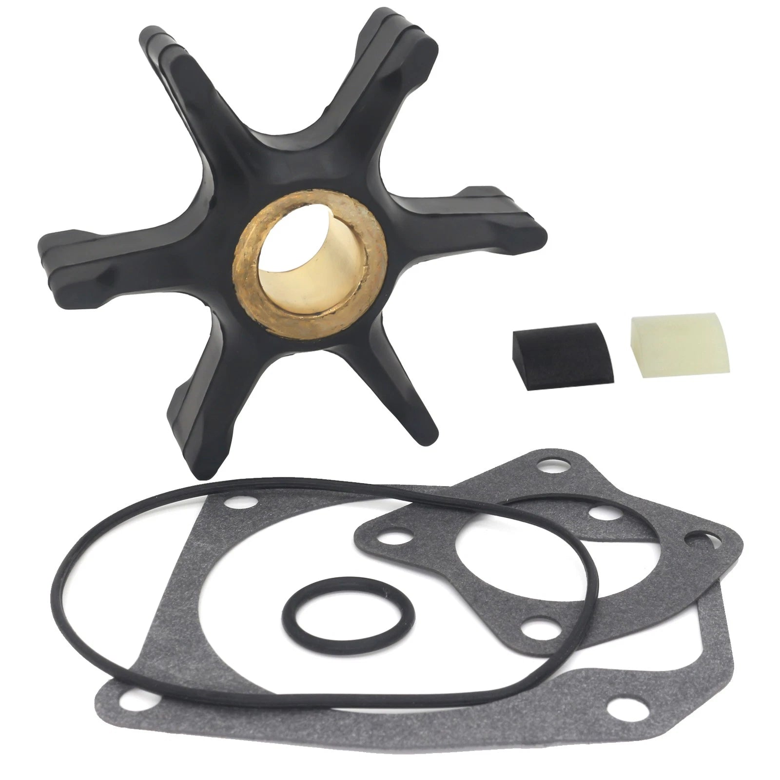 Outboard Water Pump Impeller with 336530 Gasket for Johnson Evinrude (2-S)