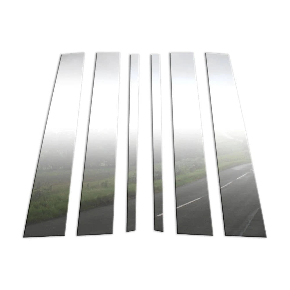 Pillar Post Covers for 2017-2024 Honda Ridgeline (Stainless Steel 6pc)