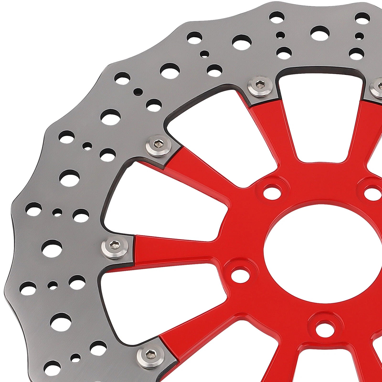 2 Front Brake Disc Rotors 299mm for Harley-Davidson Road King (2008-2021)