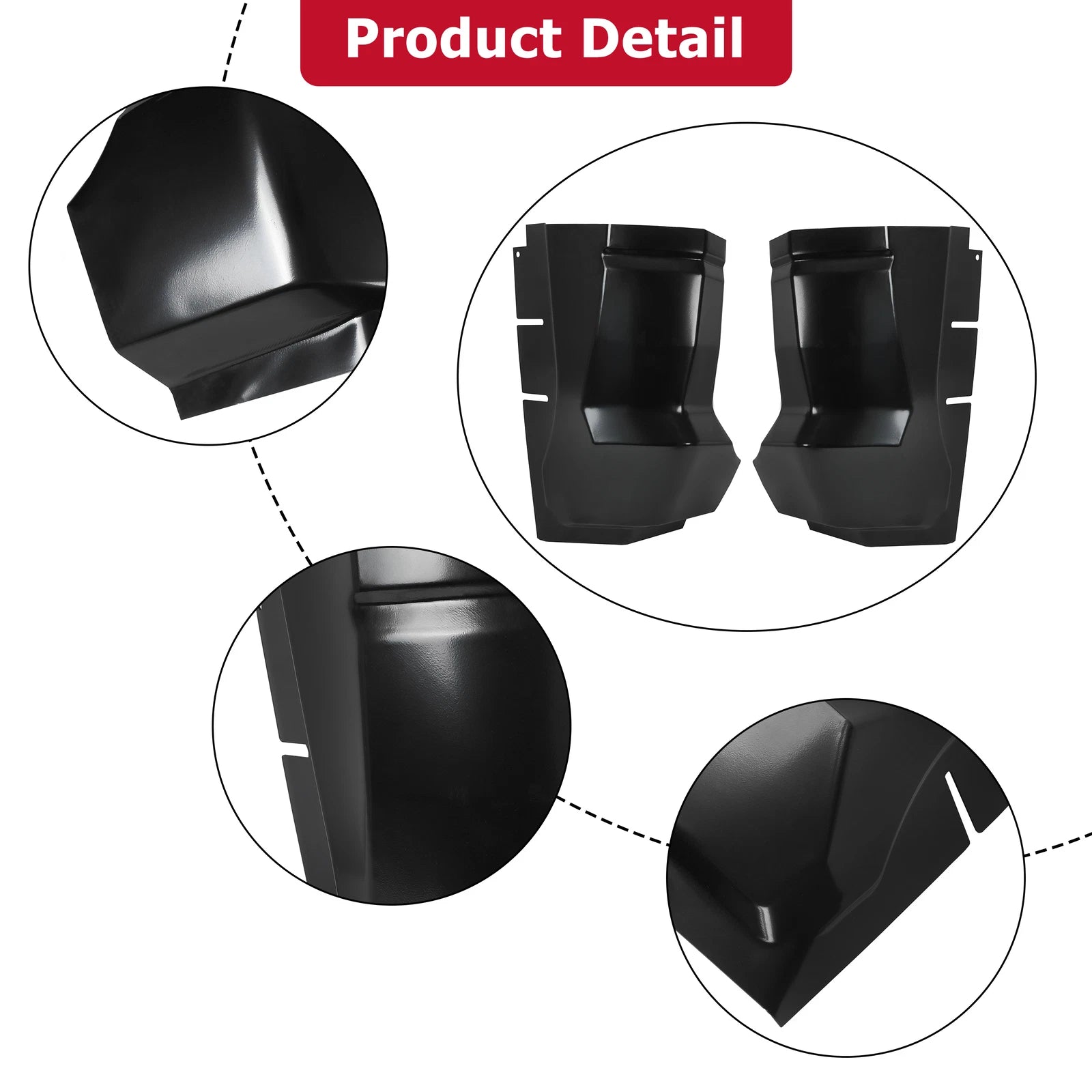 Corner Set for Dodge Ram 1500 2500 3500 Quad Cab (2009–2018)