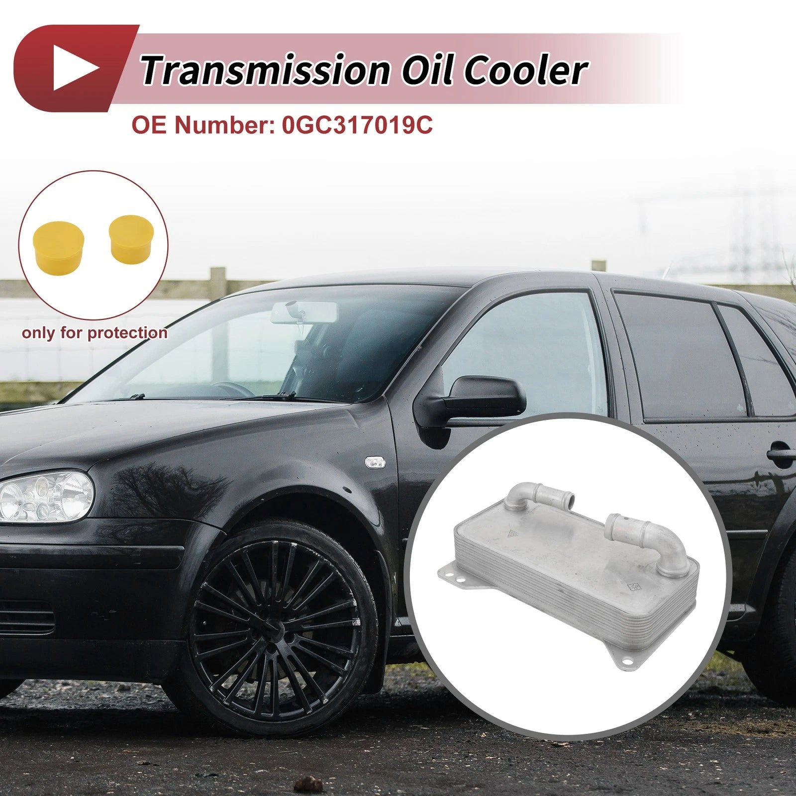 Engine Oil Cooler for Volkswagen GTI 2.0L (2015–2024) No. 0GC317019C