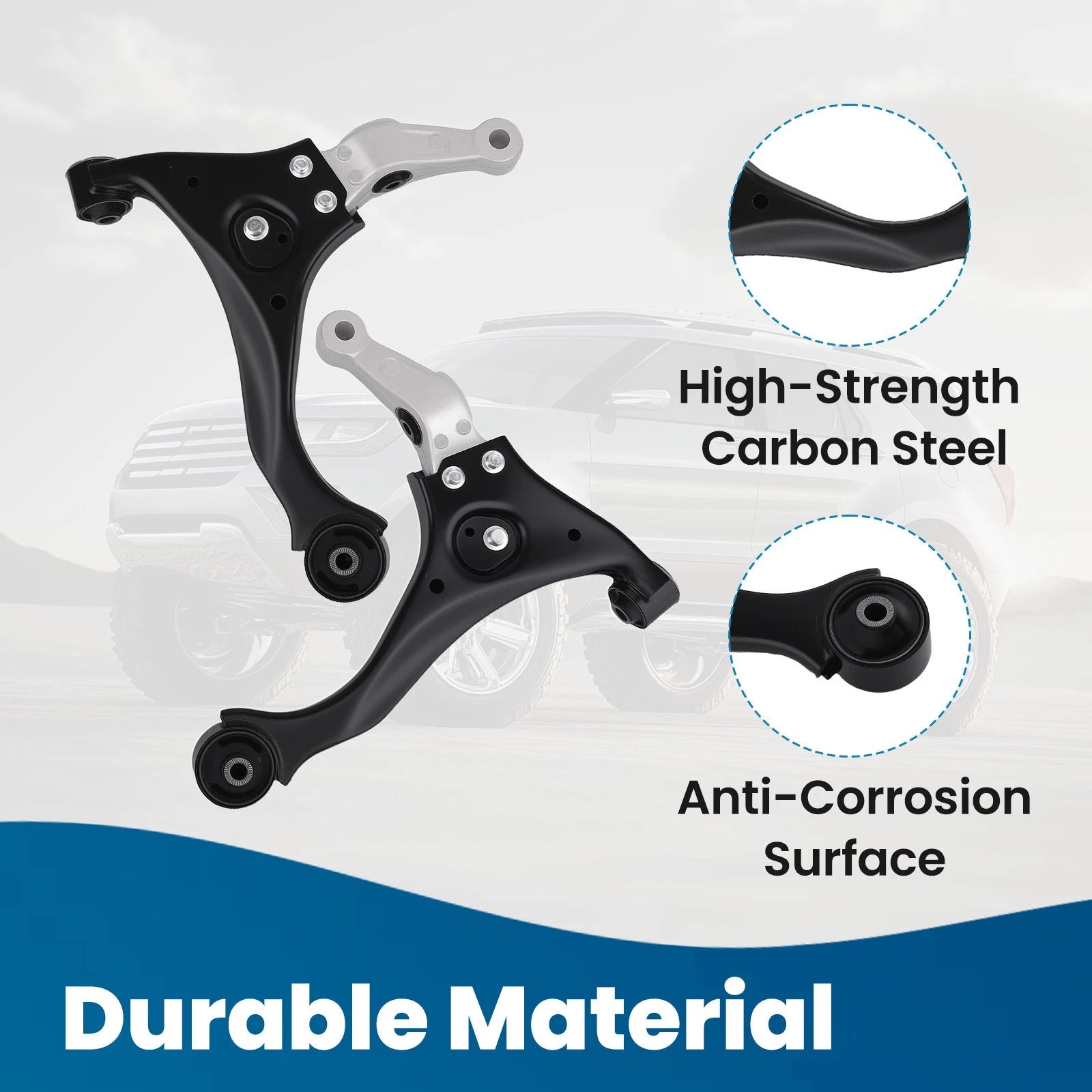 Set of 2 Lower Control Arm Ball Joints for Hyundai Sonata (2006–2010)