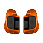 Lower Vented Leg Fairings for Harley Road Glide (2014–2025) - Scorched Orange