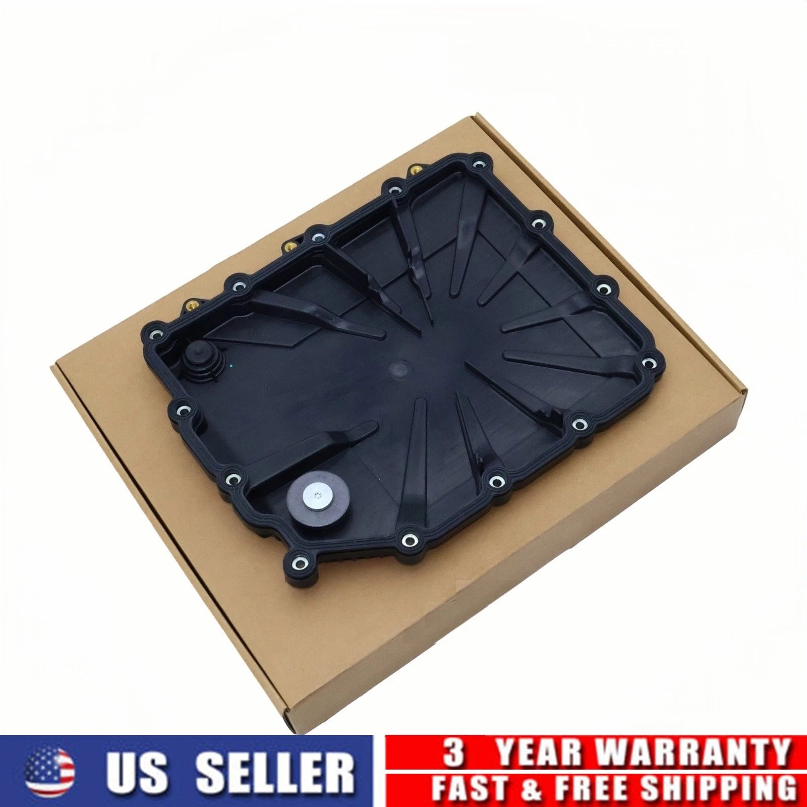 Black Transmission Oil Pan 28107842385 for BMW Z4 M2 M3 M4 M5 M6 135is 335is (2003–2020)