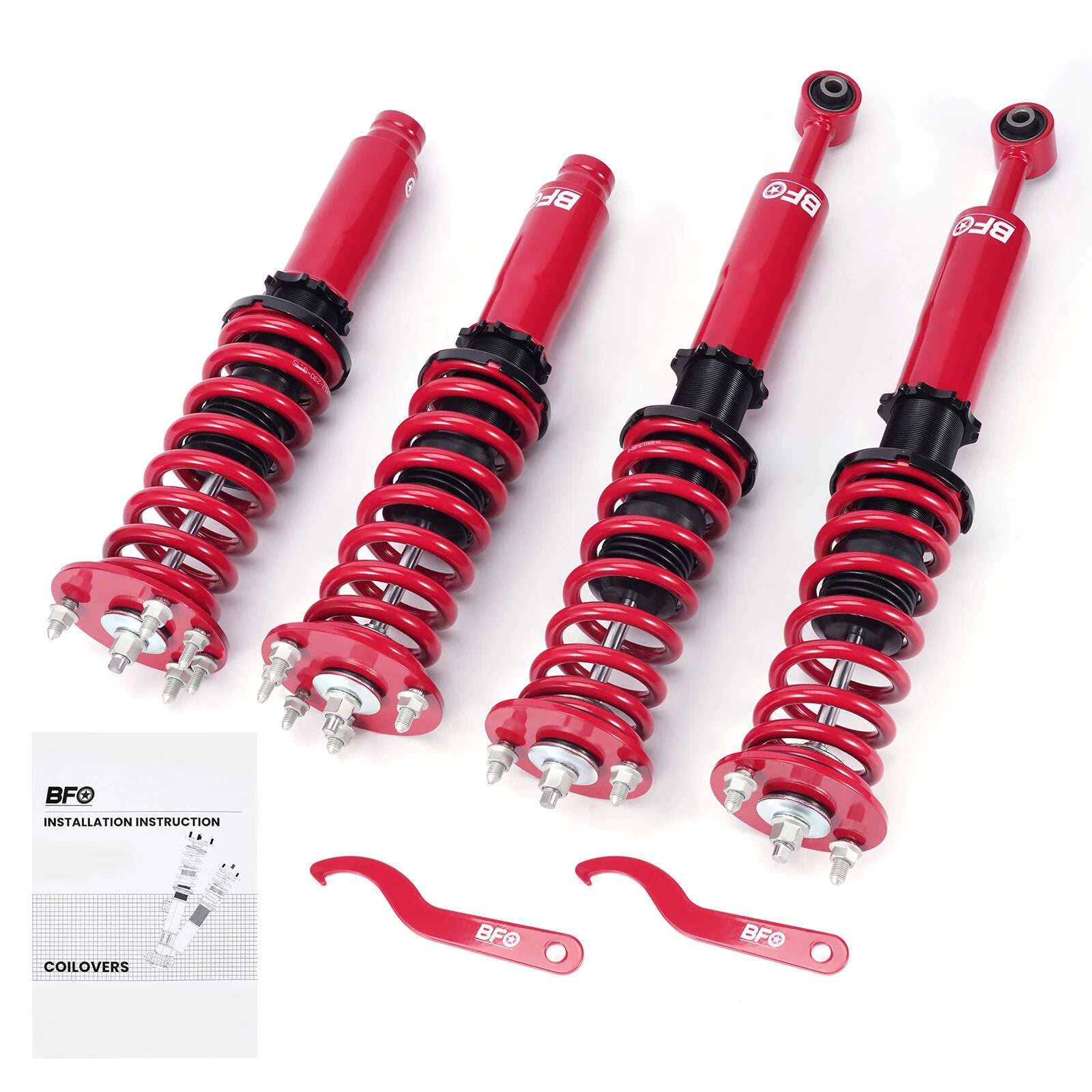 4PCS Coilover Suspension Kit for Honda Accord (1998–2002) Adjustable Height