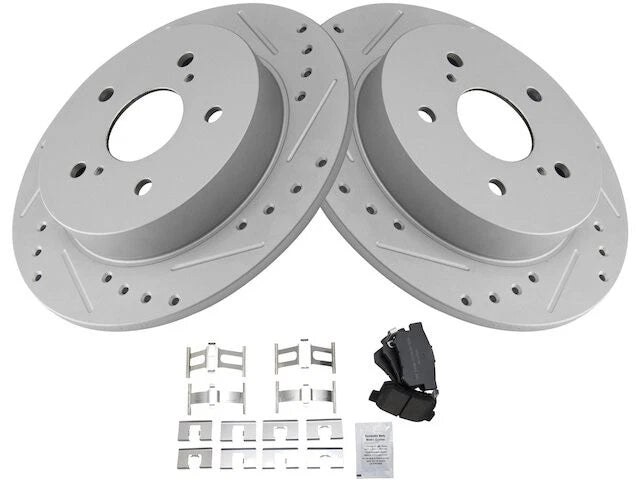 Rear Brake Pad and Rotor Kit for Suzuki SX4 (2007–2013) RT259JW