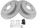 Rear Brake Pad and Rotor Kit for Suzuki SX4 (2007–2013) RT259JW