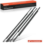 Set of 4 Door Belt Weatherstrip for Mitsubishi Outlander Sport