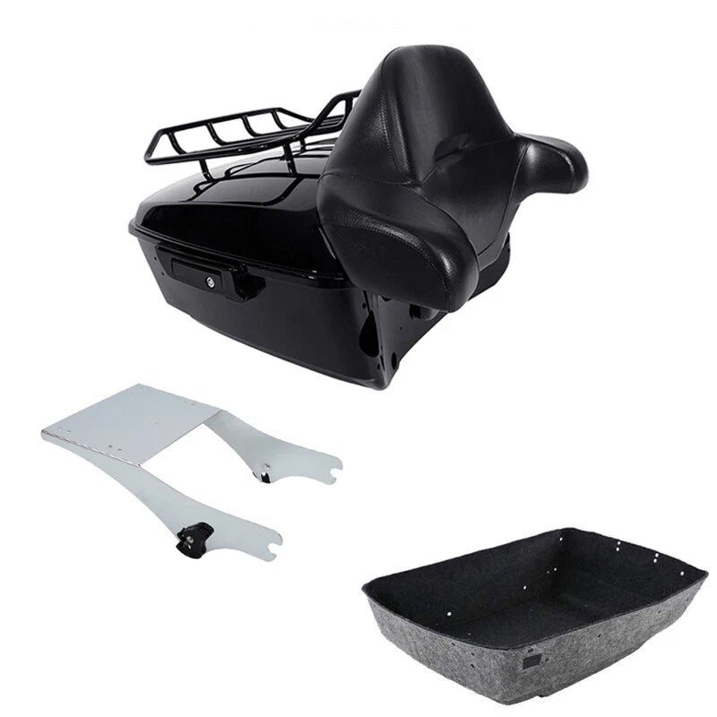 Trunk Backrest Mount for Harley Touring Electra Glide (1997–2008) Black