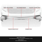 Chrome Front Bumper Impact Bar for GMC Sierra 1500 Limited (2022–2026)
